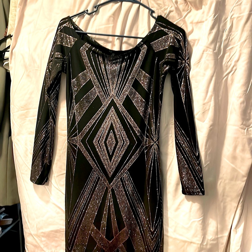 Black & Gold Dress